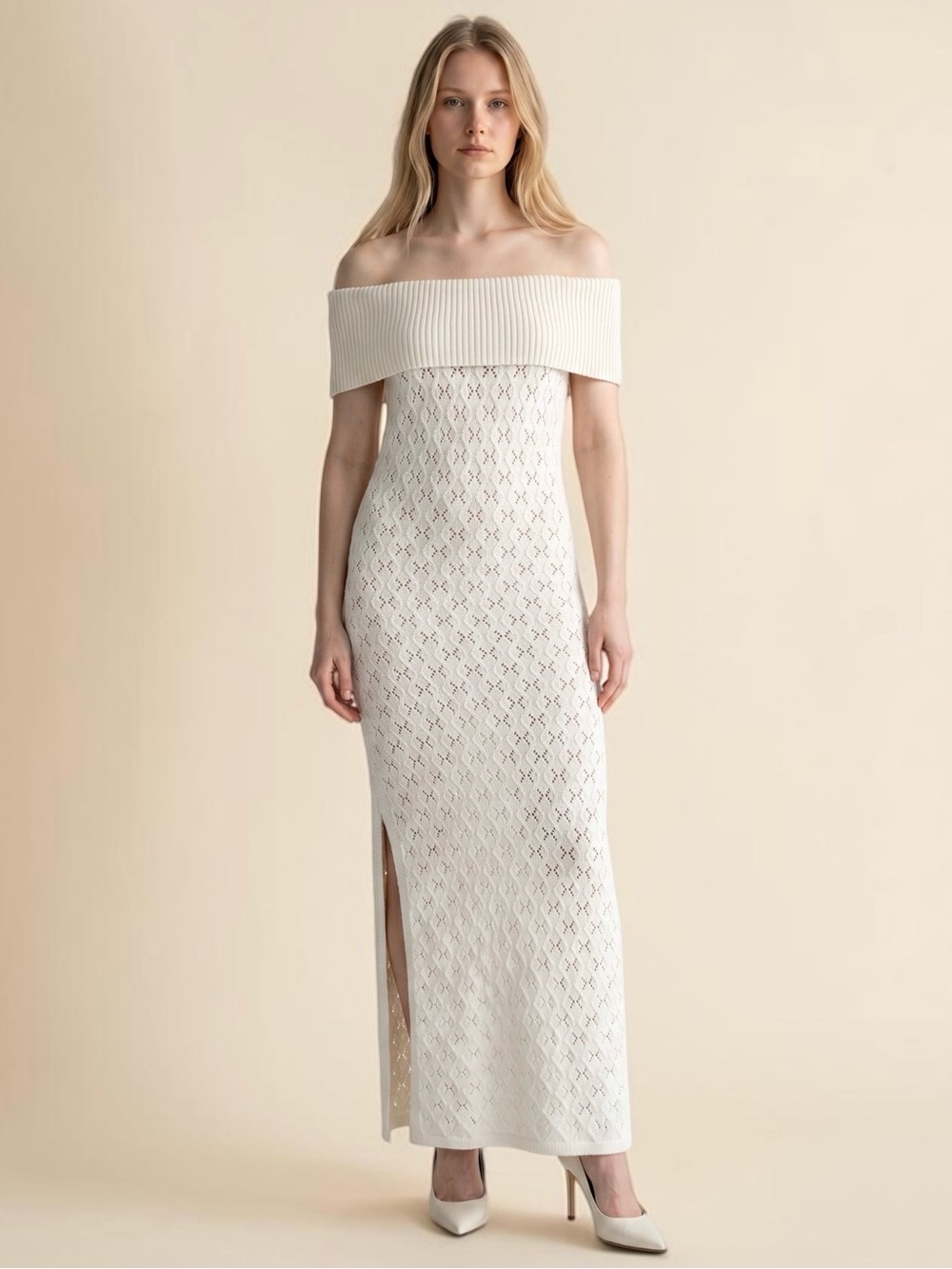 Anthropologie Tropics Sweater Maxi Dress